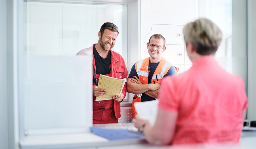 Mitarbeiter bei der Dispo-Planung